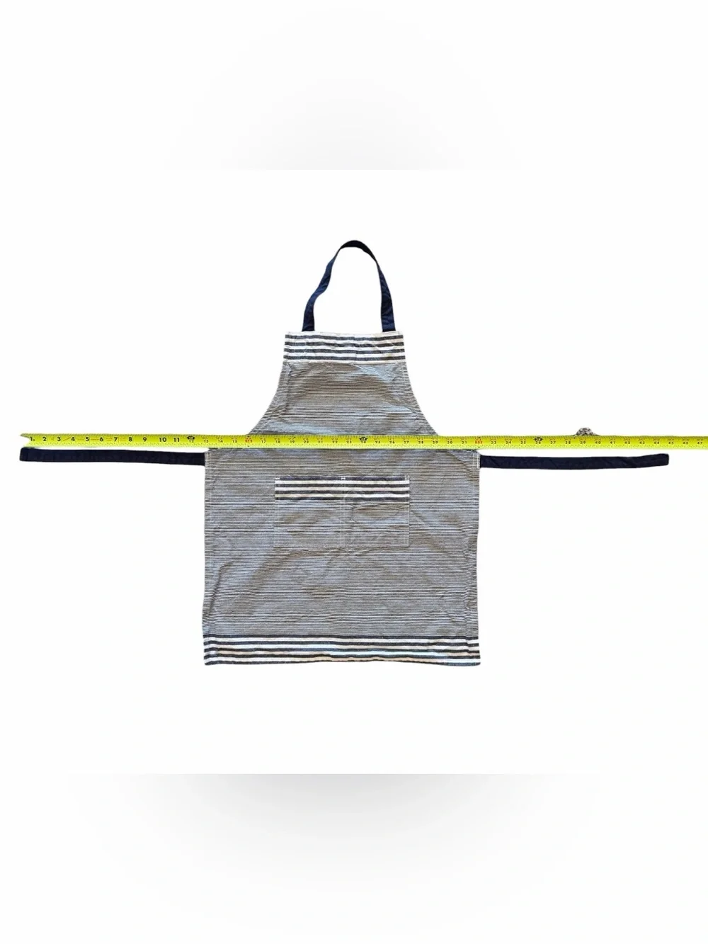 Children’s Williams Sonoma Bay Blue & White Stripe Cotton Apron